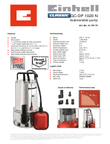 EINHELL GC-DP 1020 N Product Sheet