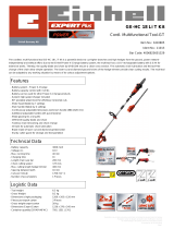 EINHELL GE-HC 18 Li T Kit (1x3,0Ah) Product Sheet