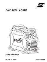 ESAB EMP 205ic AC/DC User manual