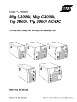 ESAB Mig C3000i User manual