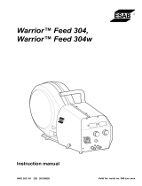 ESAB Warrior™ Feed 304, Warrior™ Feed 304w User manual