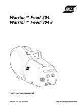 ESAB Warrior™ Feed 304 User manual