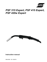 ESAB PSF 315 Expert, PSF 415 Expert, PSF 420w Expert User manual