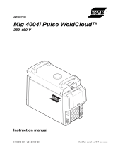 ESAB Mig 4004i Pulse WeldCloud™ User manual
