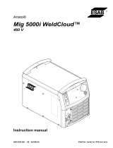 ESAB Mig 5000i WeldCloud™ User manual