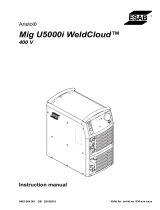 ESAB Mig U5000i WeldCloud™ User manual