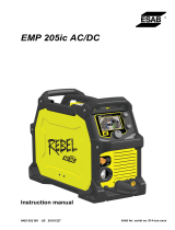 ESAB EMP 205ic AC/DC User manual