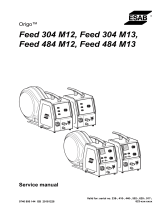 ESAB Feed 484 M12 / M13 - ESABFeed 30-4 M12 / M13 User manual