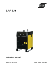 ESAB LAF 631 User manual