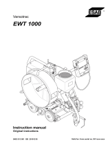ESAB EWT 1000 User manual