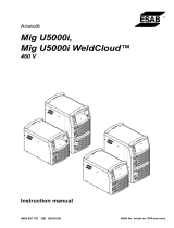 ESAB Mig U5000i, Mig U5000i WeldCloud™ User manual