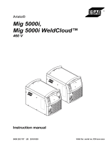 ESAB Mig 5000i, Mig 5000i WeldCloud™ User manual