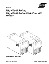 ESAB Mig 4004i Pulse User manual