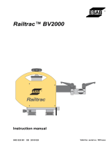 ESAB Railtrac™ BV2000 User manual