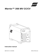 ESAB Warrior™ 350i MV CC/CV User manual