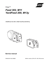 ESAB Feed 302 User manual