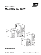 ESAB Mig 3001i User manual