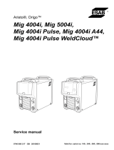 ESAB Mig 4004i Pulse WeldCloud™ User manual