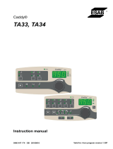 ESAB TA33, TA34 User manual