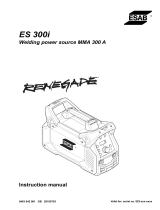 ESAB ES 300i User manual