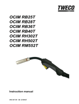 ESAB OCIM RB25T, OCIM RB28T, OCIM RB36T, OCIM RB40T, OCIM RH302T, OCIM RH502T, OCIM RM552T User manual