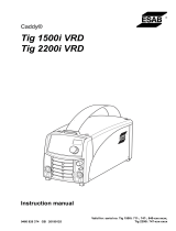 ESAB Tig 2200i VRD User manual