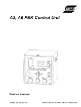 ESAB PEK A2 User manual