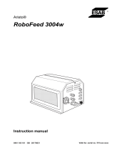 ESAB RoboFeed 3004w User manual