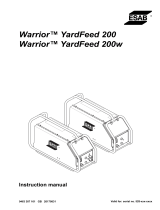 ESAB Warrior™ YardFeed 200, Warrior™ YardFeed 200w User manual