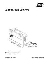 ESAB MobileFeed 201 AVS User manual