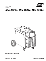 ESAB Mig 5002c User manual