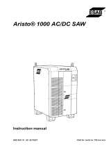 ESAB Aristo® 1000 User manual