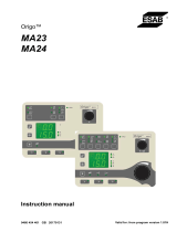ESAB MA23, MA24 User manual