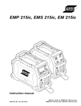 ESAB EM 215ic User manual