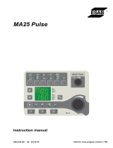 ESAB MA25 Pulse, Robust Feed Pulse User manual