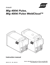 ESAB Mig 4004i Pulse Mig User manual