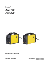 ESAB Arc 200 - Buddy™ Arc 180 User manual