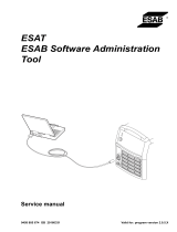 ESAB ESAT ESAB Software Administration Tool Software version 2.0.5.X User manual