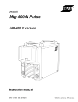 ESAB Aristo® Mig 4004i Pulse User manual