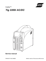 ESAB Tig 2200i AC/DC User manual