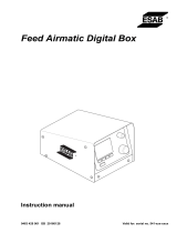 ESAB Feed Airmatic Digital Box User manual