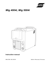 ESAB Mig 4004i, Mig 5004i User manual