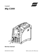 ESAB Mig C200i - Caddy Mig C200i User manual