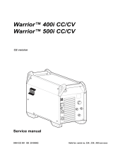 ESAB Warrior™ 400i cc/cv Warrior™ 500i cc/cv User manual
