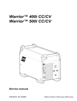 ESAB Warrior™ 400i cc/cv Warrior™ 500i cc/cv User manual