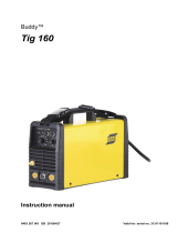 ESAB Tig 160 - Buddy™ Tig 160 User manual