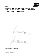 ESAB TXH 151 User manual