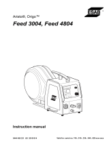 ESAB Feed 3004, Feed 4804 - Origo™ Feed 3004, Origo™ Feed 4804 User manual