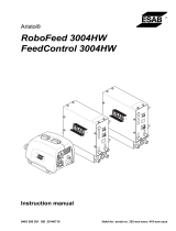 ESAB RoboFeed 3004HW, FeedControl 3004HW User manual