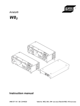 ESAB W82 Aristo User manual